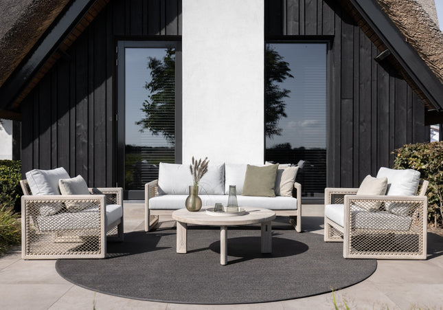 Max & Luuk Brain | Lage Sofa | Aged Teak