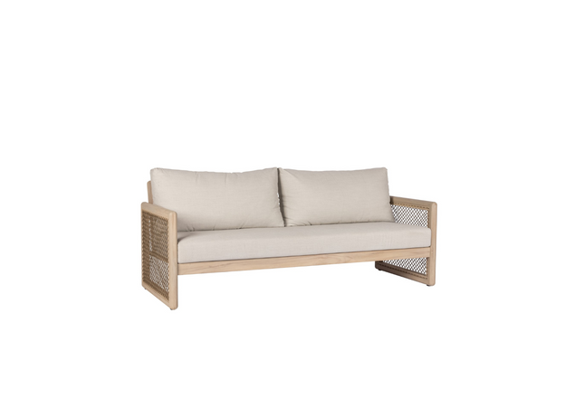 Max & Luuk Brain | Lage Sofa | Aged Teak