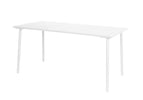 George tafel 160x80x75cm. alu wit