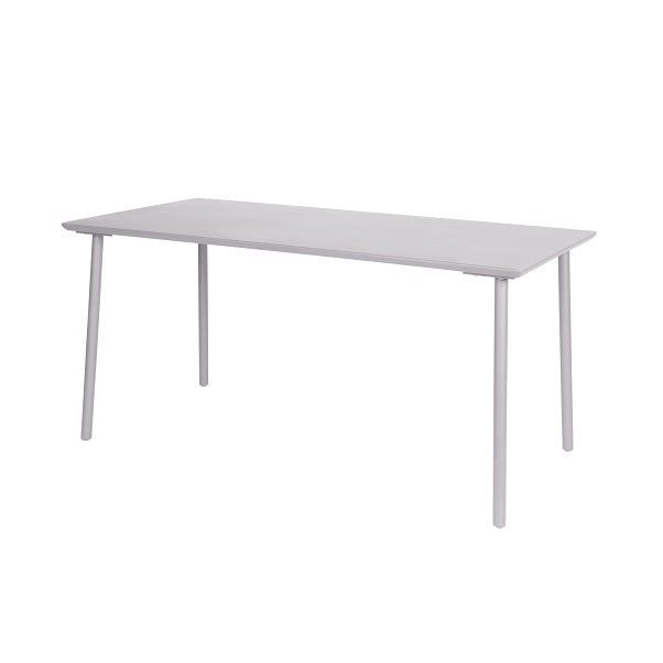 George tafel 200x90x75cm. alu parelgrijs