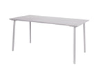 George tafel 200x90x75cm. alu parelgrijs