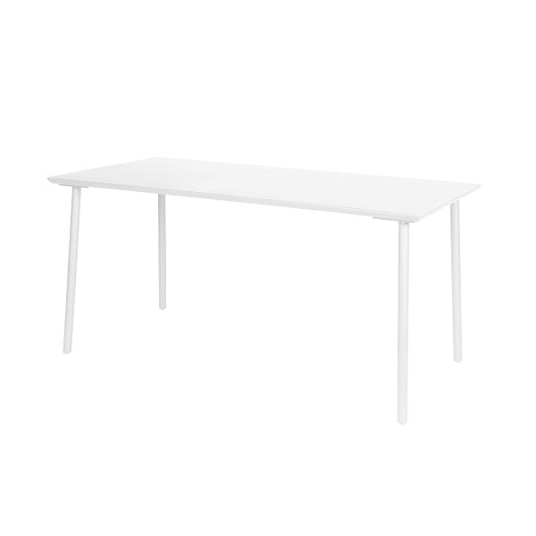George tafel 200x90x75cm. alu wit