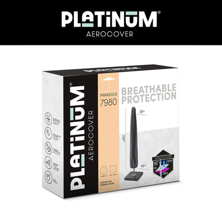 Platinum Platinum | AeroCovers | Center Pole Parasols |