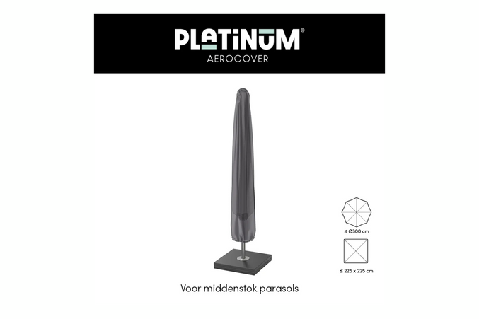 Platinum Platinum | AeroCovers | Center Pole Parasols |