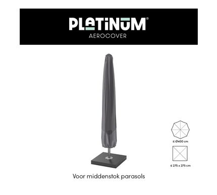 Platinum Platinum | AeroCovers | Center Pole Parasols |