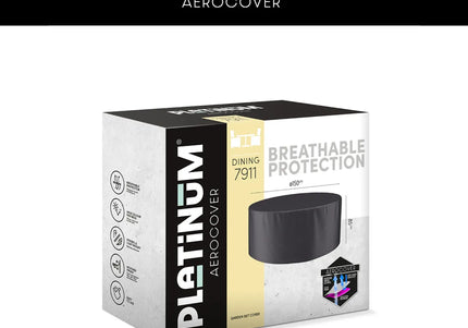 Platinum Platinum | AeroCovers | Dining Set Cover | Round |