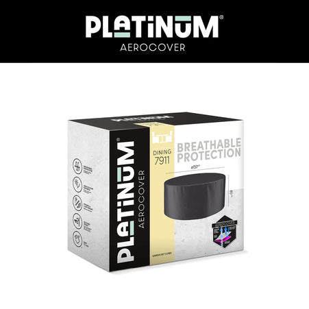 Platinum Platinum | AeroCovers | Dining Set Cover | Round |