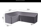 Lounge cover L left 270x210x85xH65/90 HB  (7990)