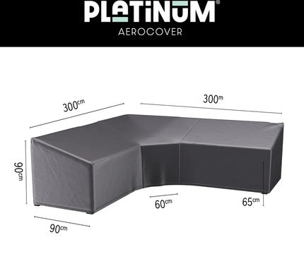 Platinum Platinum | AeroCovers | L-shape Lounge | High backrest | Trapeze corner |