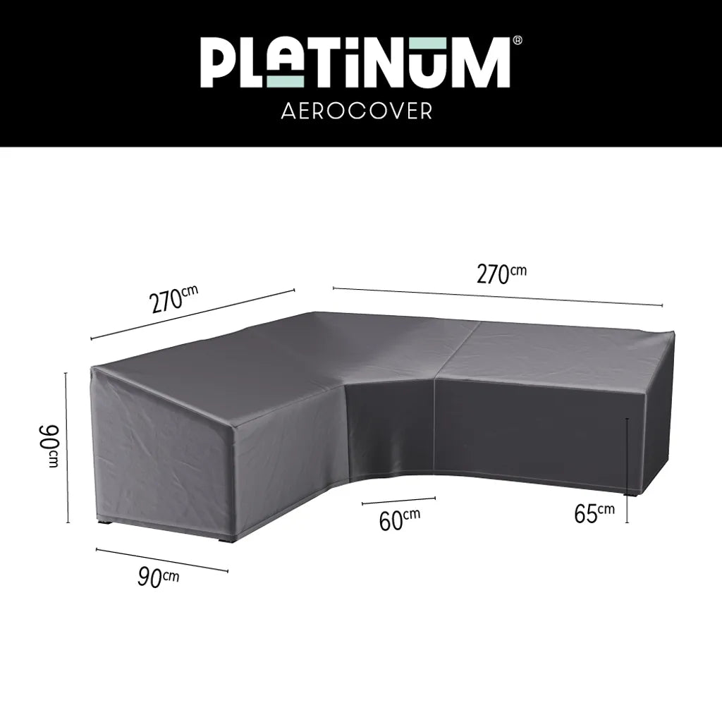 Lounge cover L/Trapeze 270x270x90xH65/90 HB (7956)