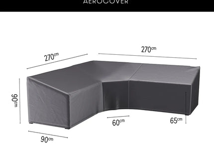 Platinum Platinum | AeroCovers | L-shape Lounge | High backrest | Trapeze corner |