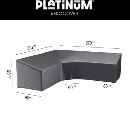 Platinum Platinum | AeroCovers | L-shape Lounge | High backrest | Trapeze corner |