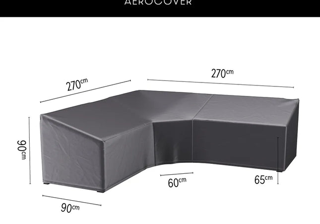 Platinum Platinum | AeroCovers | L-shape Lounge | High backrest | Trapeze corner |