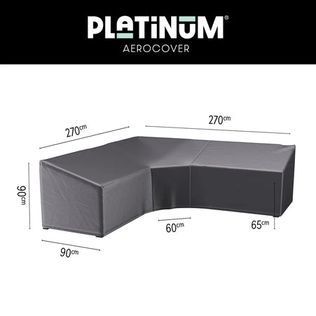 Platinum Platinum | AeroCovers | L-shape Lounge | High backrest | Trapeze corner |