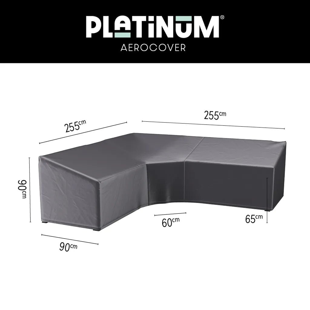 Lounge cover L/Trapeze 255x255x90xH65/90 HB (7955)