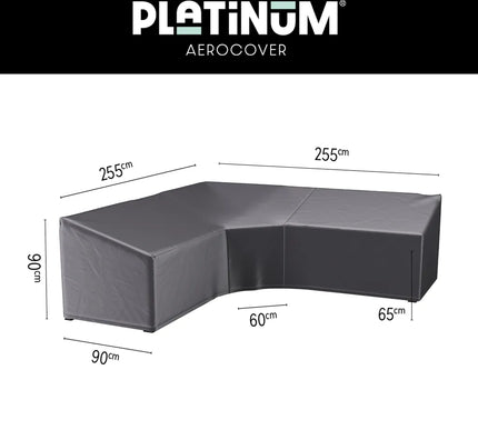 Platinum Platinum | AeroCovers | L-shape Lounge | High backrest | Trapeze corner |