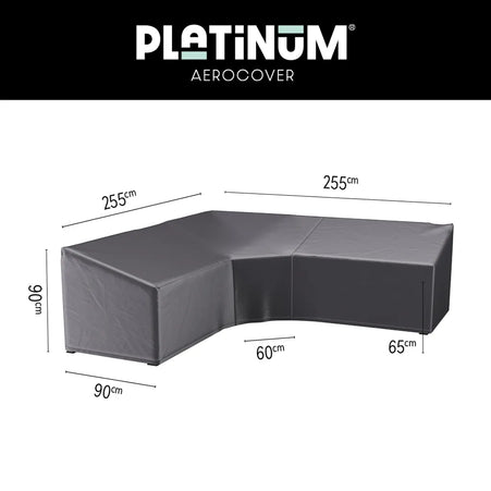 Platinum Platinum | AeroCovers | L-shape Lounge | High backrest | Trapeze corner |