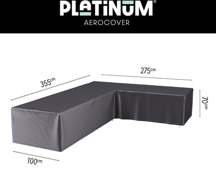 Platinum Platinum | AeroCovers | L-shape Lounge | Low backrest-90° corner