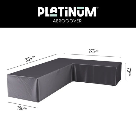 Platinum Platinum | AeroCovers | L-shape Lounge | Low backrest-90° corner