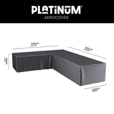 Platinum Platinum | AeroCovers | L-shape Lounge | Low backrest-90° corner