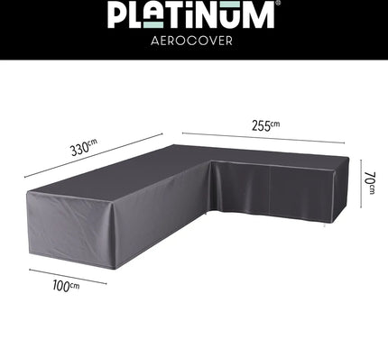 Platinum Platinum | AeroCovers | L-shape Lounge | Low backrest-90° corner