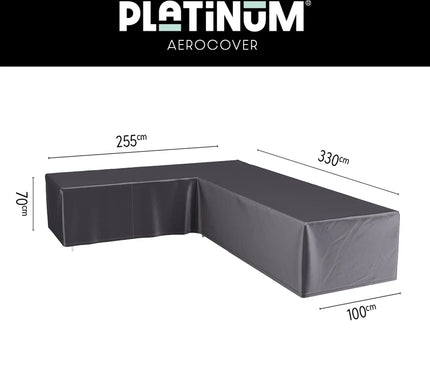 Platinum Platinum | AeroCovers | L-shape Lounge | Low backrest-90° corner