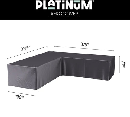 Platinum Platinum | AeroCovers | L-shape Lounge | Low backrest-90° corner