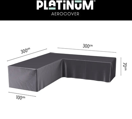 Platinum Platinum | AeroCovers | L-shape Lounge | Low backrest-90° corner