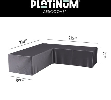 Platinum Platinum | AeroCovers | L-shape Lounge | Low backrest-90° corner
