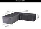 Lounge cover L 255x255x100xH70 (7941)