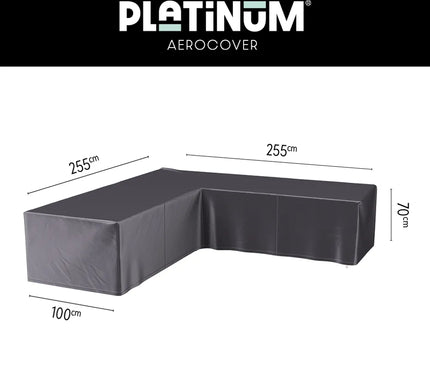 Platinum Platinum | AeroCovers | L-shape Lounge | Low backrest-90° corner