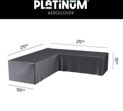 Platinum Platinum | AeroCovers | L-shape Lounge | Low backrest-90° corner