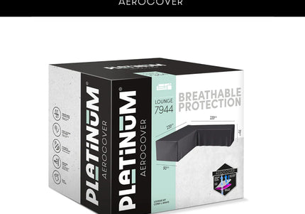 Platinum Platinum | AeroCovers | L-shape Lounge | Low backrest-90° corner