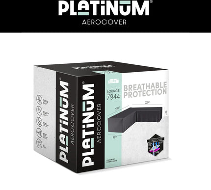 Platinum Platinum | AeroCovers | L-shape Lounge | Low backrest-90° corner