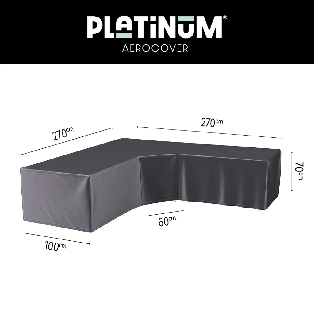 Lounge cover L/Trapeze 270x270x100xH70 (7951)