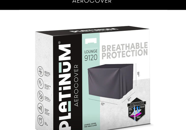Platinum Platinum | AeroCovers | Lounge, Coffee, Fire Tables | Square/Rectangular |