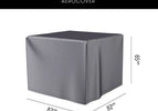 Fire/Lounge/Coffee table cover 82x82xH65 (9108)