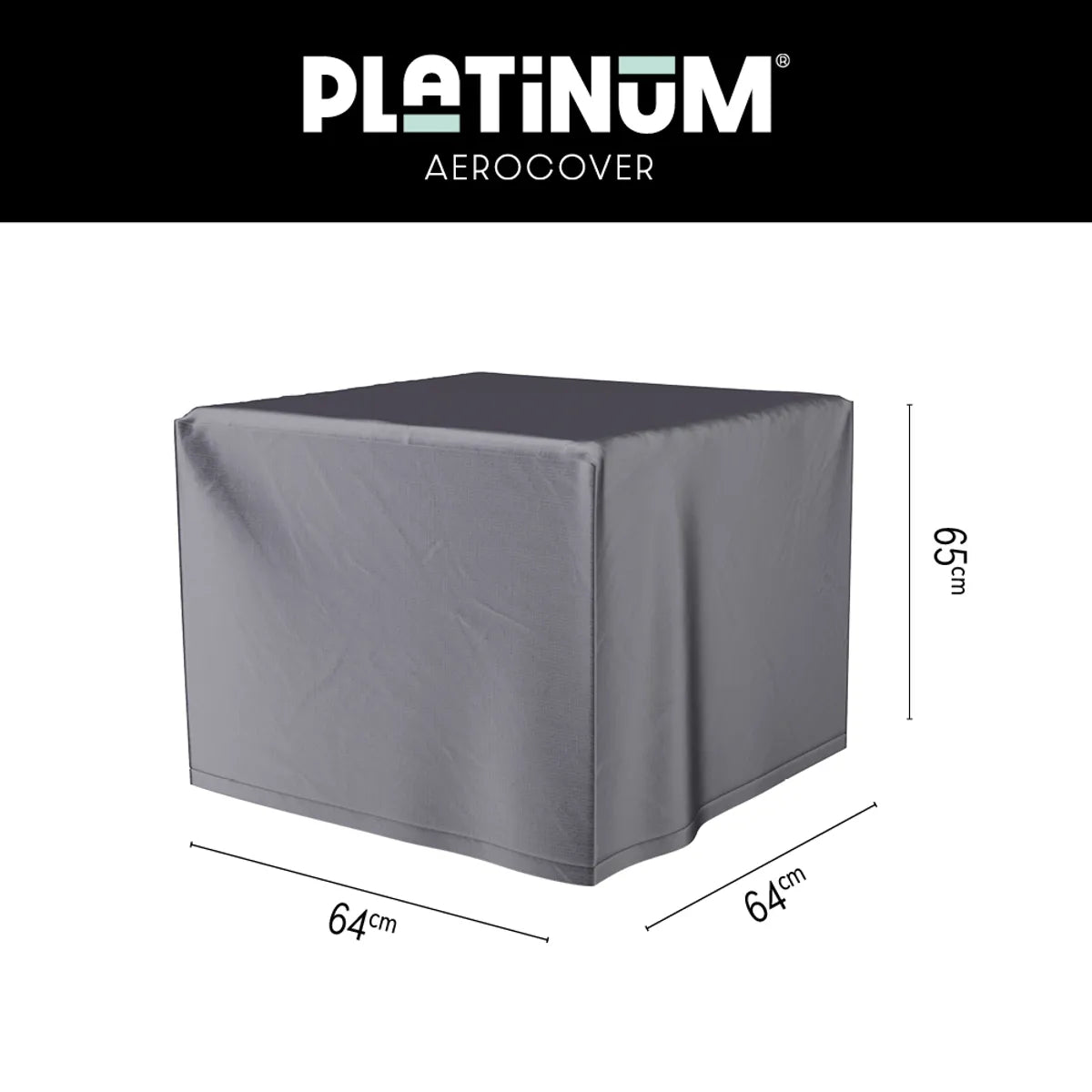 Fire/Lounge/Coffee table cover 64x64xH65 (9102)