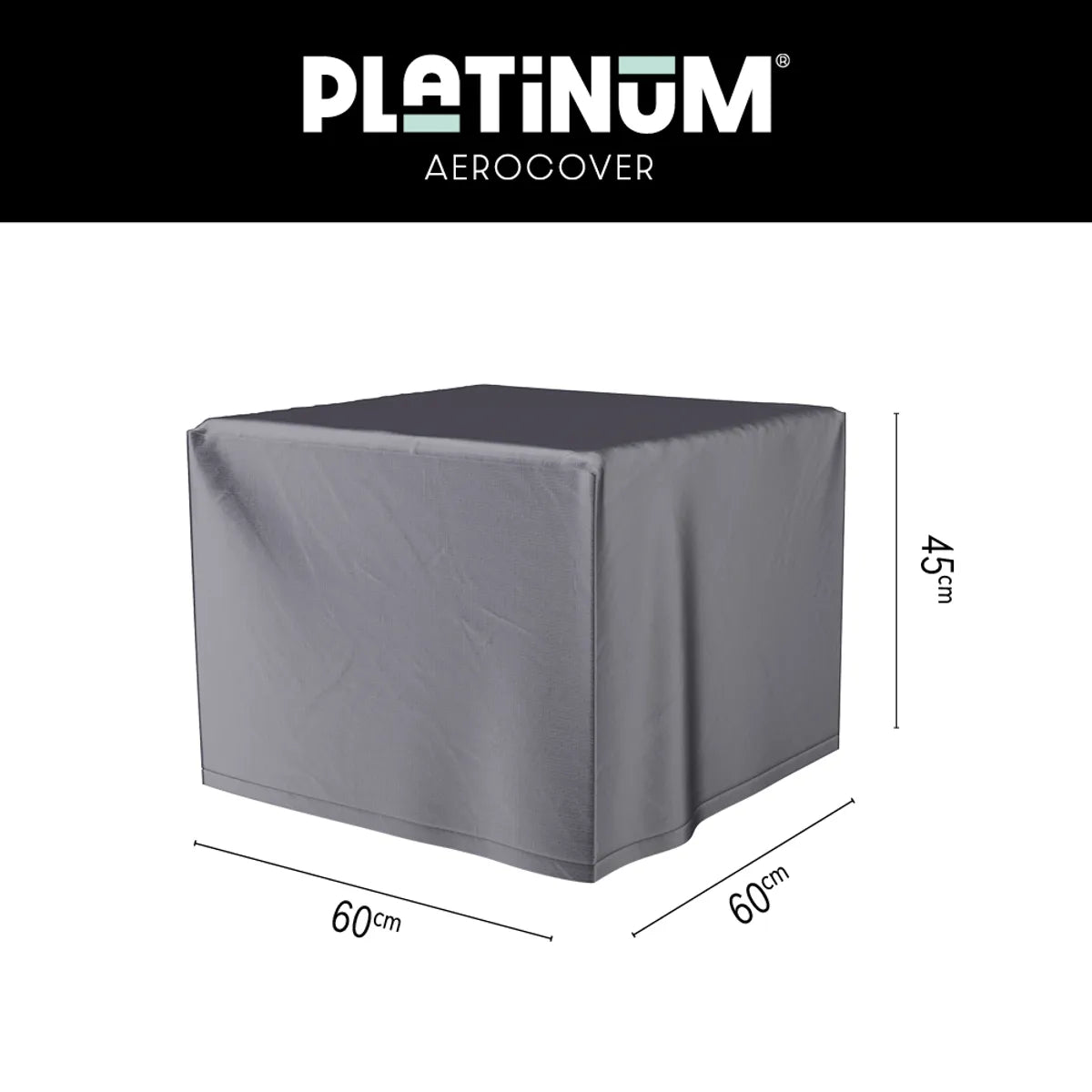Fire/Lounge/Coffee table cover 60x60xH45 (9100)