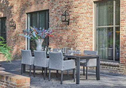 SUNS tuinmeubelen Antas | Diner Stoel | Matt Royal Grey Frame