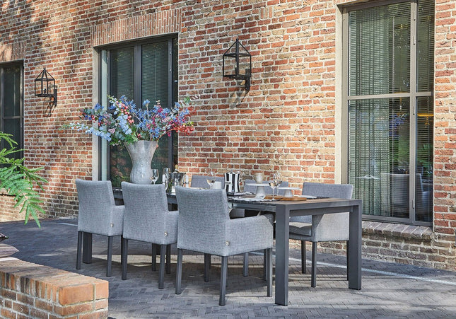 SUNS tuinmeubelen Antas | Diner Stoel | Matt Royal Grey Frame