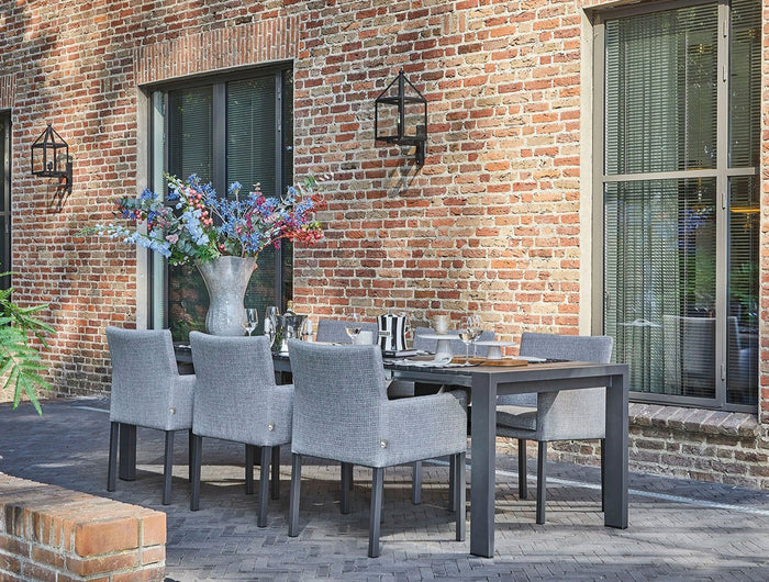 SUNS tuinmeubelen Antas | Diner Stoel | Matt Royal Grey Frame