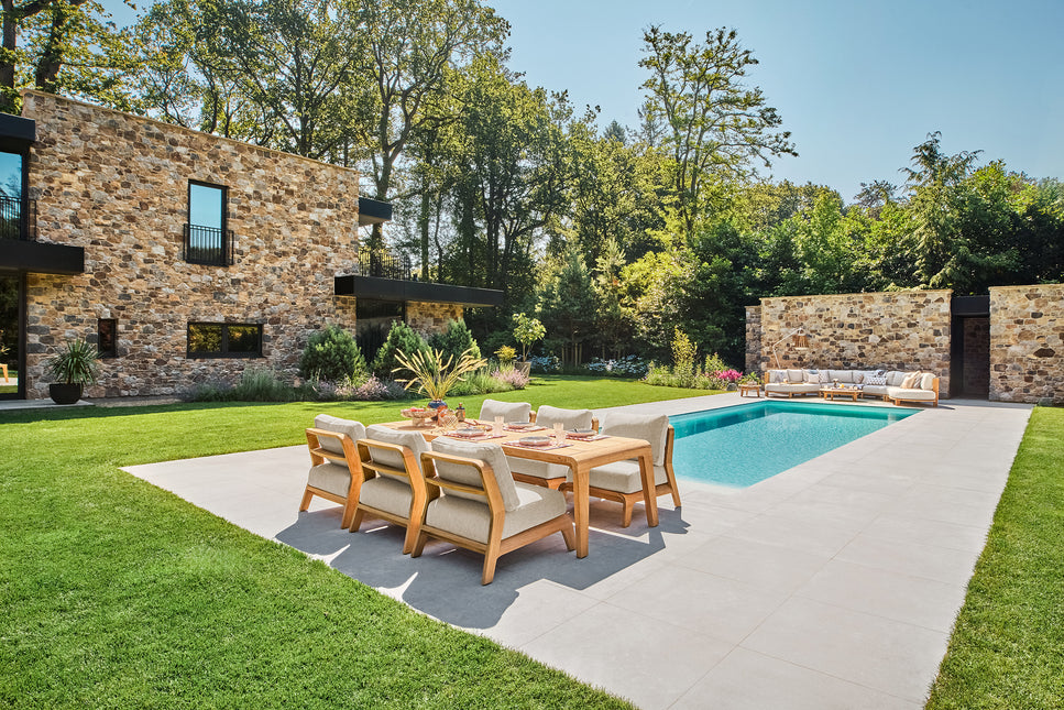 SUNS tuinmeubelen Basta | Lage Diner Tafel |