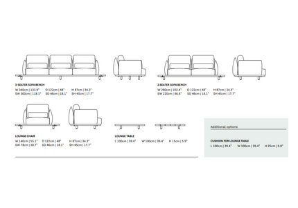 SUNS tuinmeubelen Bora | Sofaset