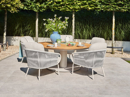 SUNS tuinmeubelen Dolce | Low-dining Tuinstoel | Camel Sand Frame
