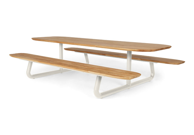 SUNS tuinmeubelen Ferla | Picnic Tafel | Camel Sand Frame