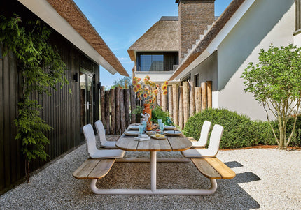 SUNS tuinmeubelen Ferla | Picnic Tafel | Camel Sand Frame