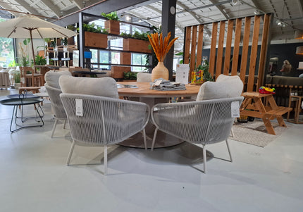 SUNS tuinmeubelen Grado | Low Dining Set | Demo Set