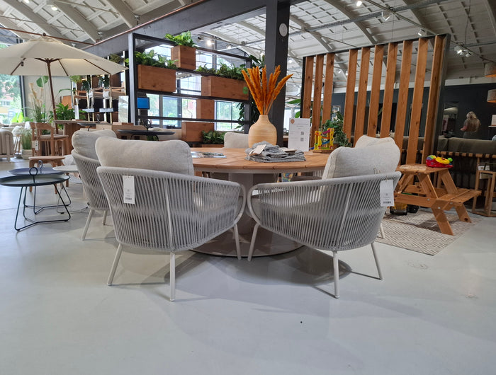SUNS tuinmeubelen Grado | Low Dining Set | Demo Set