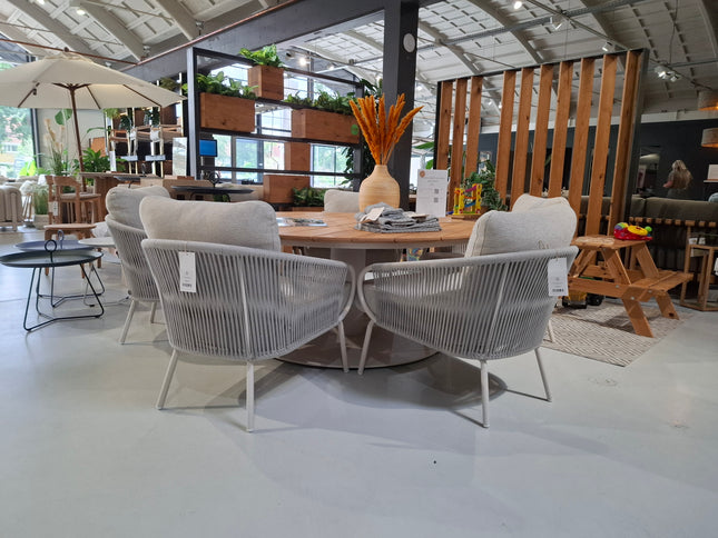 SUNS tuinmeubelen Grado | Low Dining Set | Demo Set